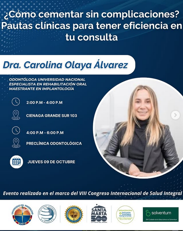 CONFERENCISTA DRA. CAROLINA OLAYA ÁLVAREZ