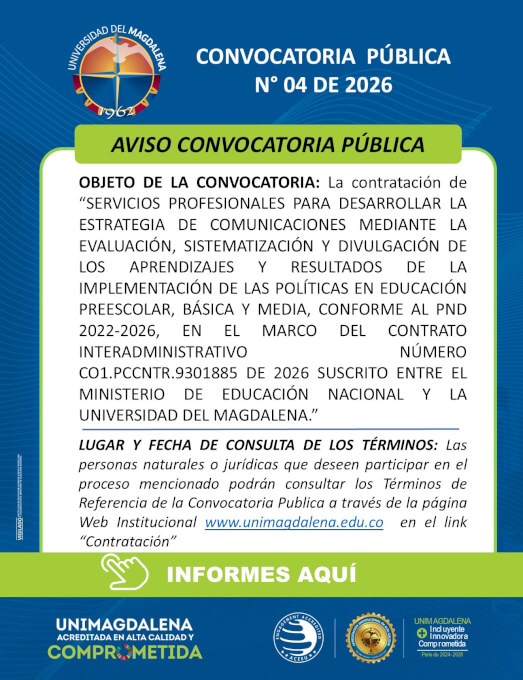 Convocatoria Pública N° 04 De 2026