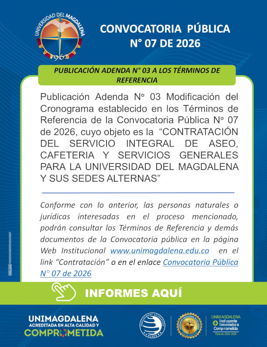 Convocatoria Pública N° 07 De 2026