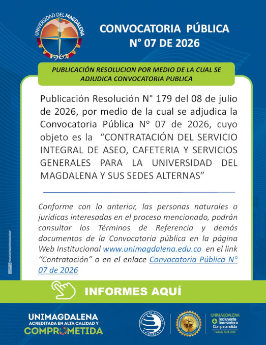 Convocatoria Pública N° 07 de 2026