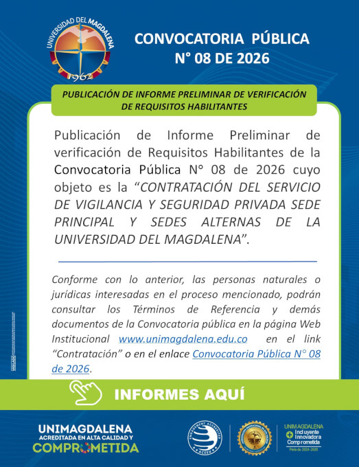 Convocatoria Pública N° 08 De 2026