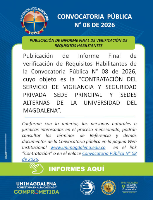 Convocatoria Pública N° 08 De 2026
