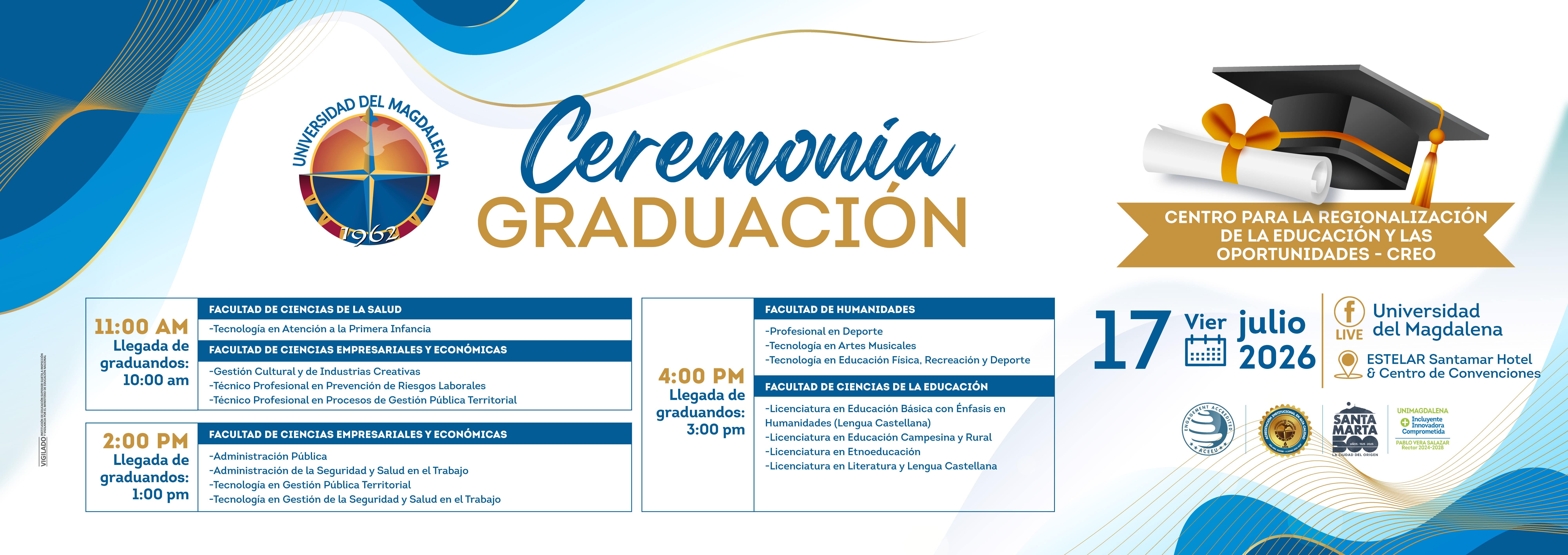 CEREMONIAS CREO UNIMAGDALENA
