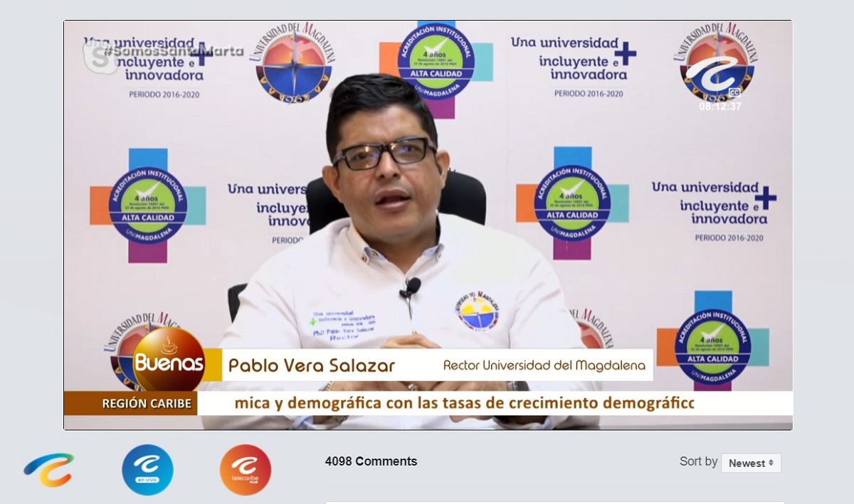 “A pesar del Covid, tenemos que seguir avanzando y buscar nuevas formas de hacerlo”: Rector Pablo Vera