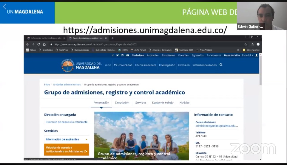 UNIMAGDALENA culminó con éxito proceso virtual de inducción