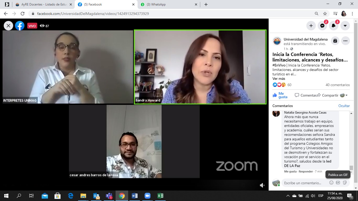 “El papel de UNIMAGDALENA es relevante en este momento en varios sentidos: Por un lado para mantener el interés de quienes están estudiando carreras a