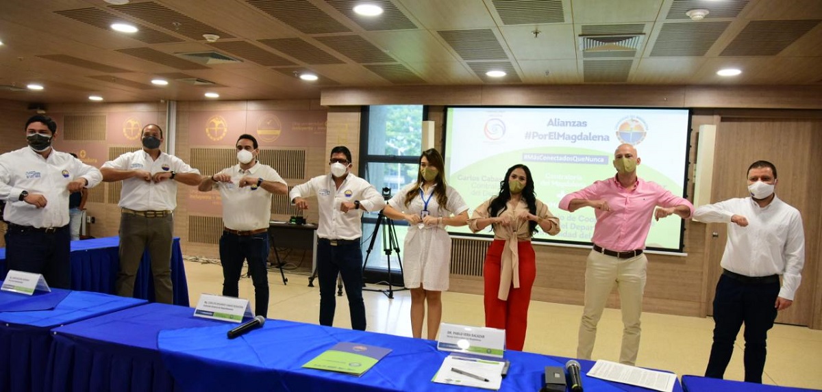 UNIMAGDALENA y Contraloría General del Magdalena suscriben convenio de cooperación