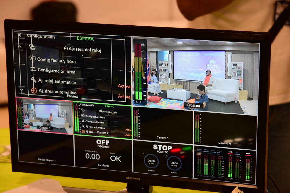 A través de una pantalla, se capturó el inicio de la segunda versión de FilSMar