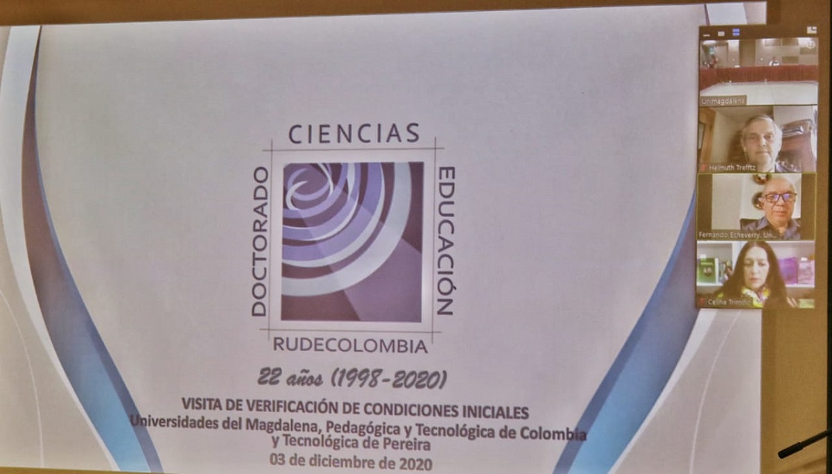 Doctorado en Ciencias de la Educación de UNIMAGDALENA y Rudecolombia dio un primer paso hacia la Acreditación de Alta Calidad