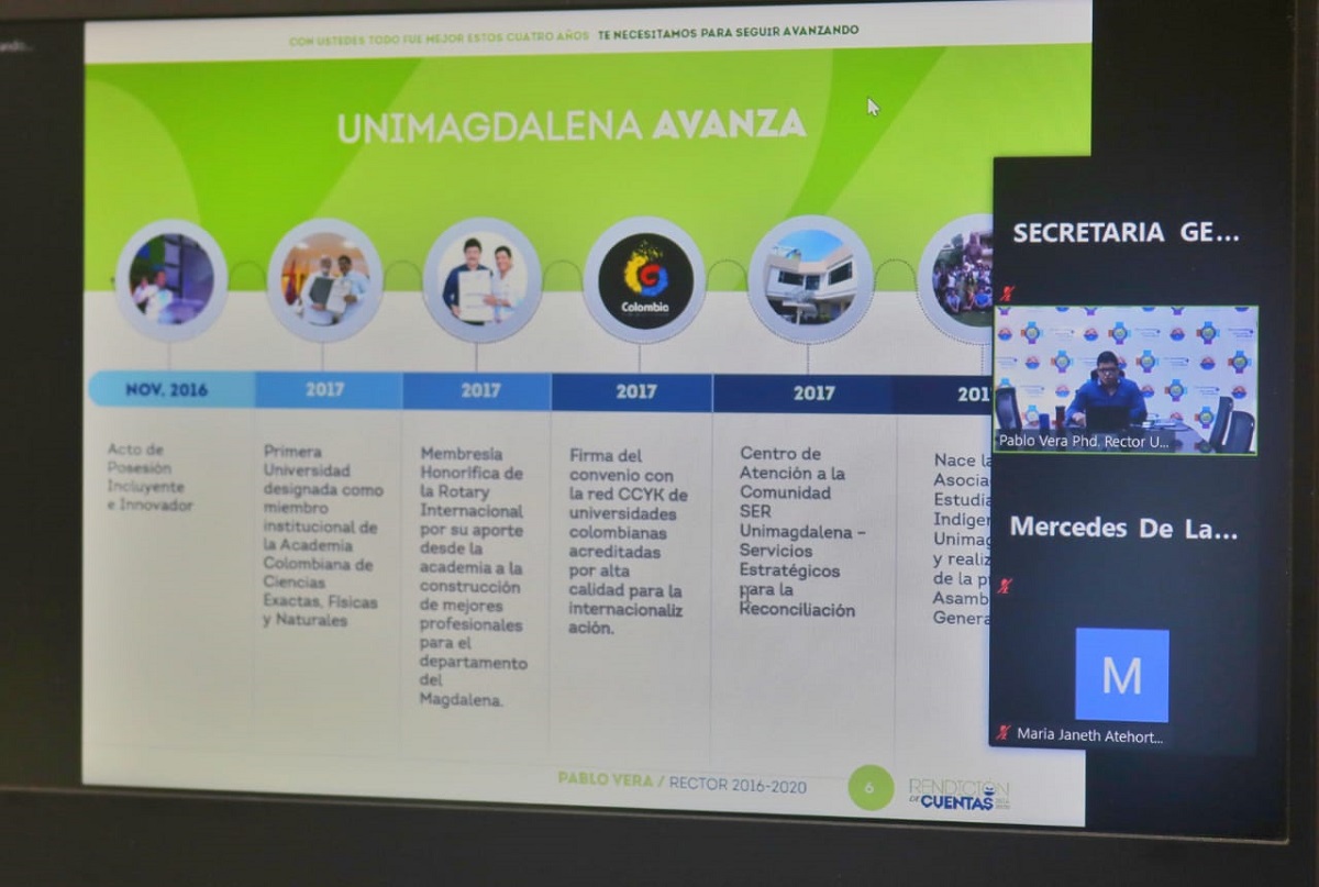Consejo Superior de UNIMAGDALENA valoró con muy alto desempeño la gestión del Rector Pablo Vera