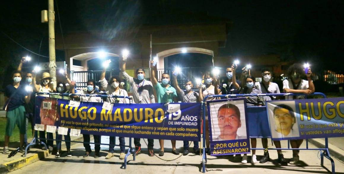 UNIMAGDALENA marchó por los estudiantes asesinados en las protestas nacionales