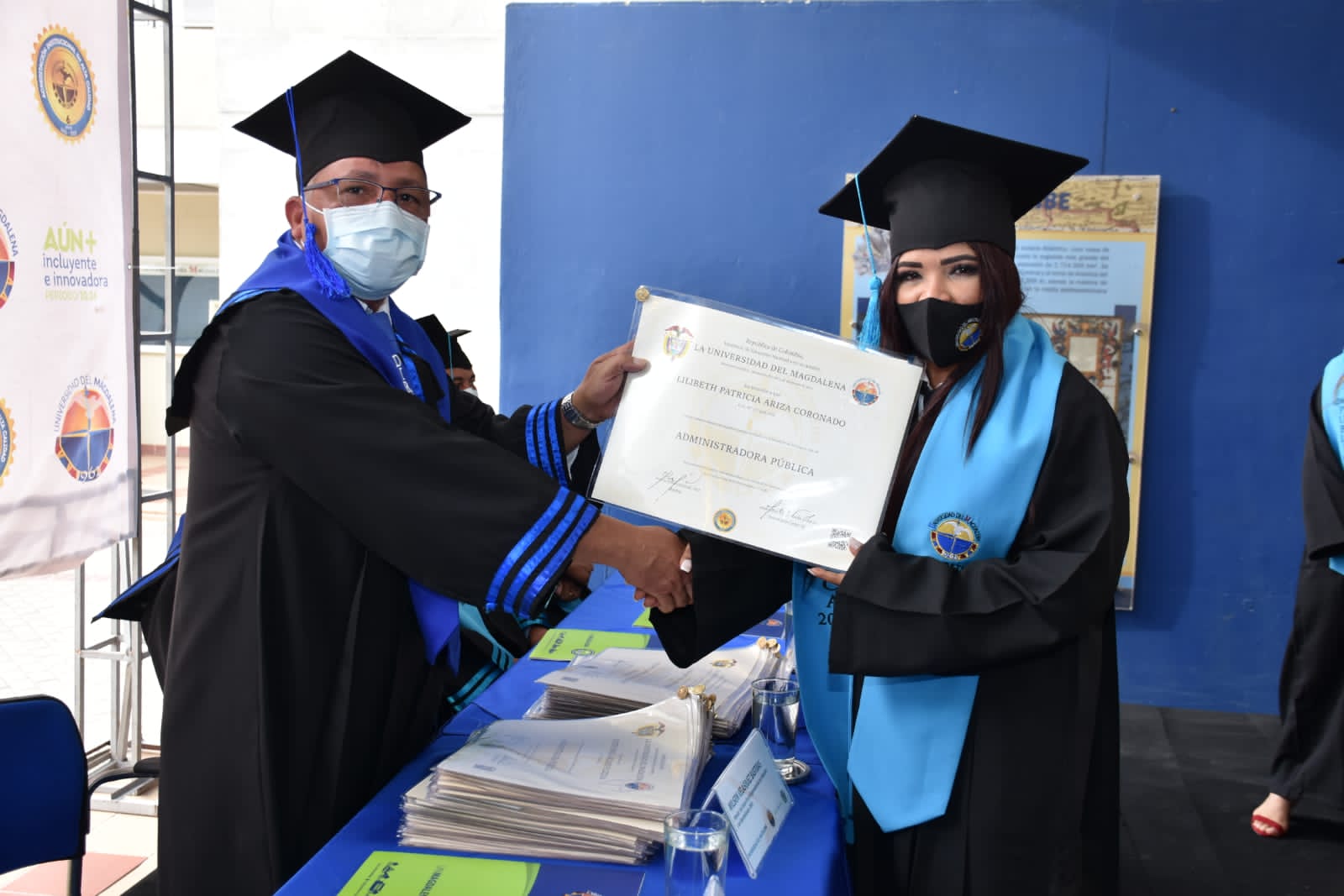 UNIMAGDALENA graduó y certificó a 120 nuevos técnicos, tecnólogos y profesionales