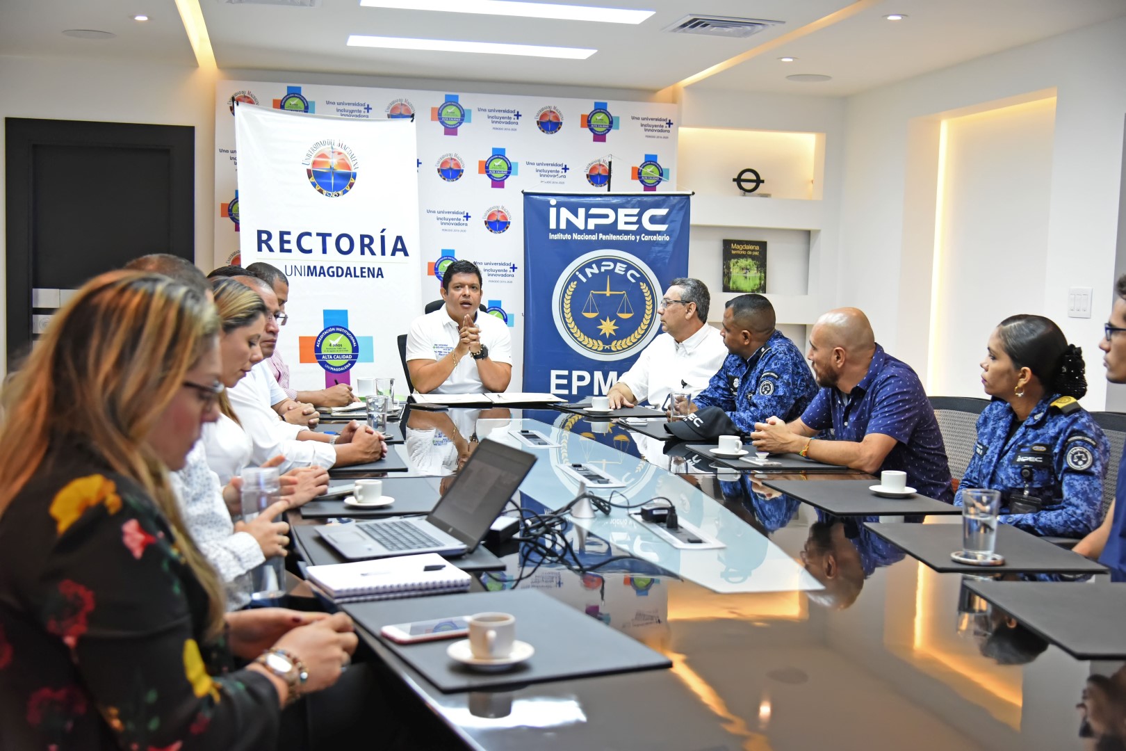 UNIMAGDALENA e INPEC Santa Marta establecen alianza para rehabilitación integral de internos en la cárcel de la ciudad