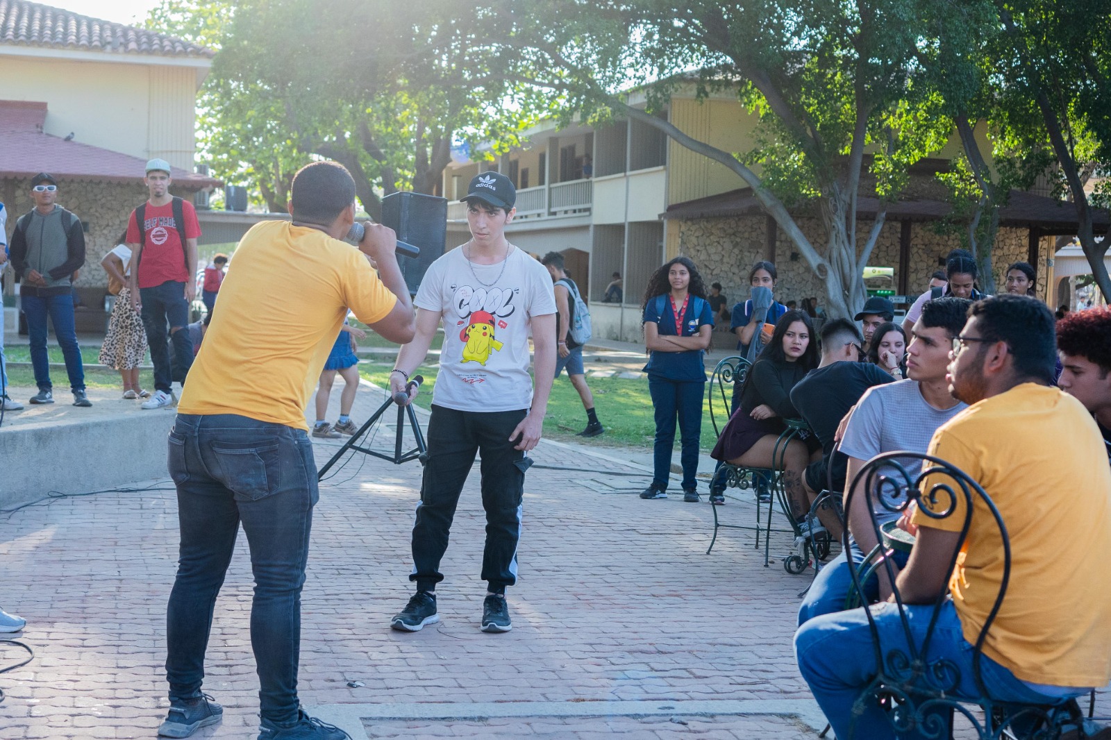Uno de los eventos fue la batalla de RAP denominada “Rimando por la vida y la salud mental”.