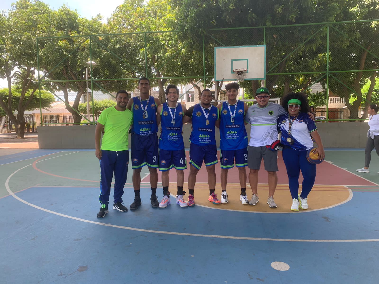 El equipo de baloncesto 3X3 consiguió el título al vencer a la Universidad Sergio Arboleda.
