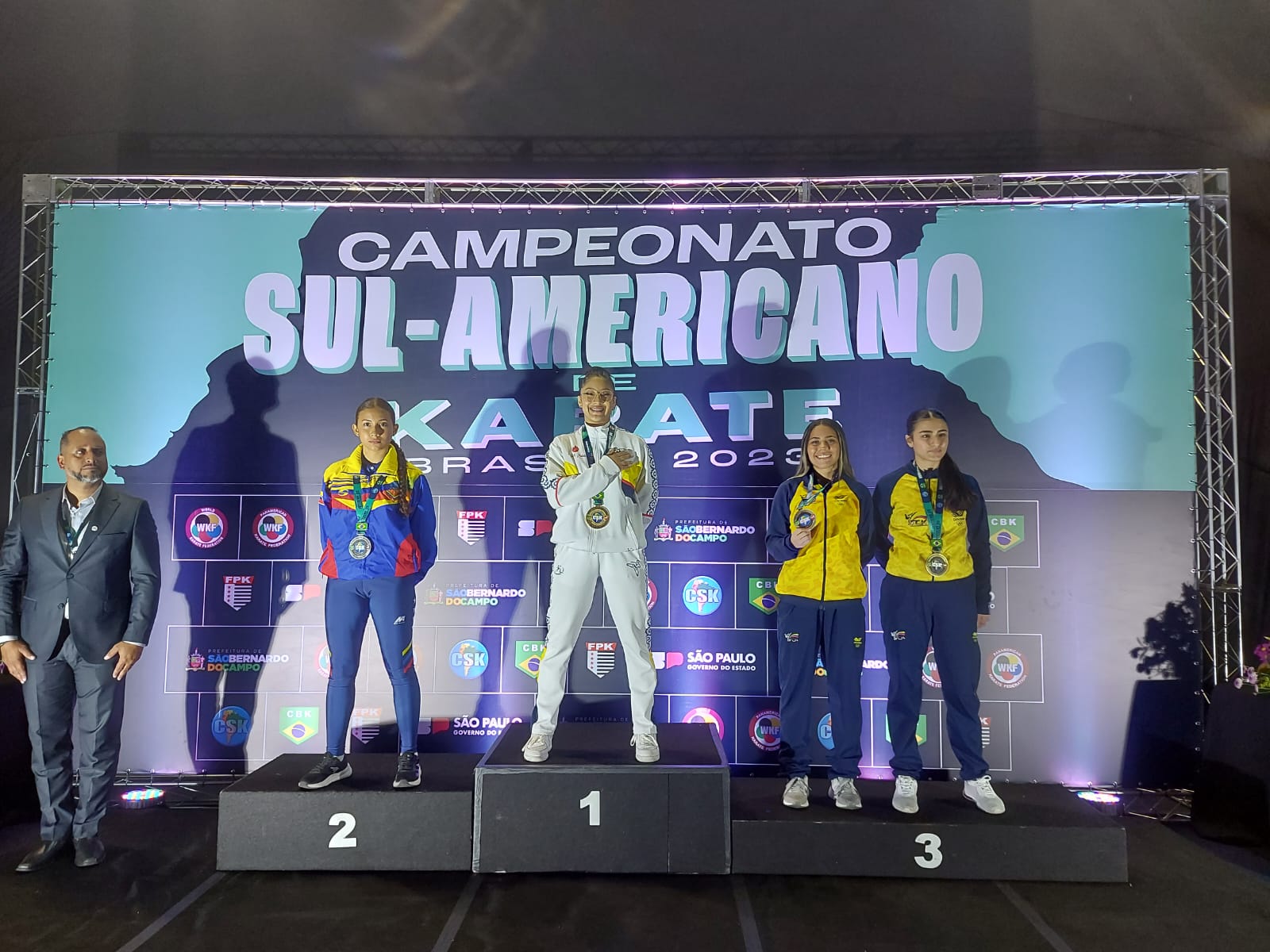 Jaidith Valentina Ojeda, se quedó con la presea de bronce en la categoría sub 21 menos 55kg.