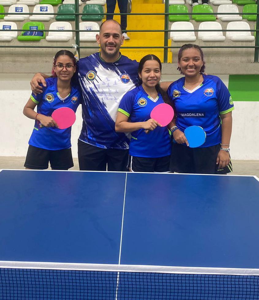 La Universidad del Magdalena es bicampeona regional en la rama femenina del Tenis de Mesa.