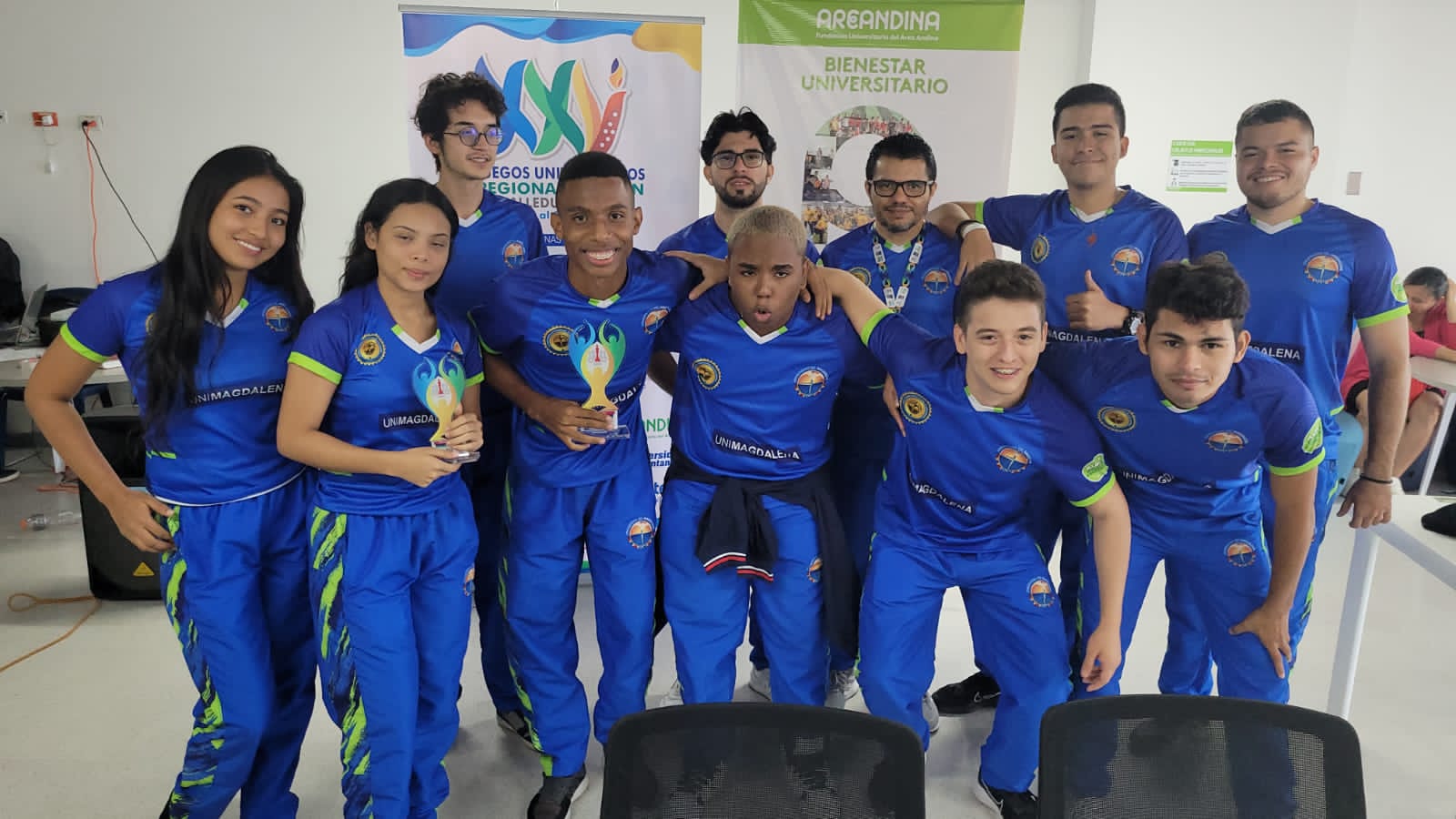 UNIMAGDALENA fue campeón en masculino, mientras que en la rama femenina ocupó el tercer lugar.