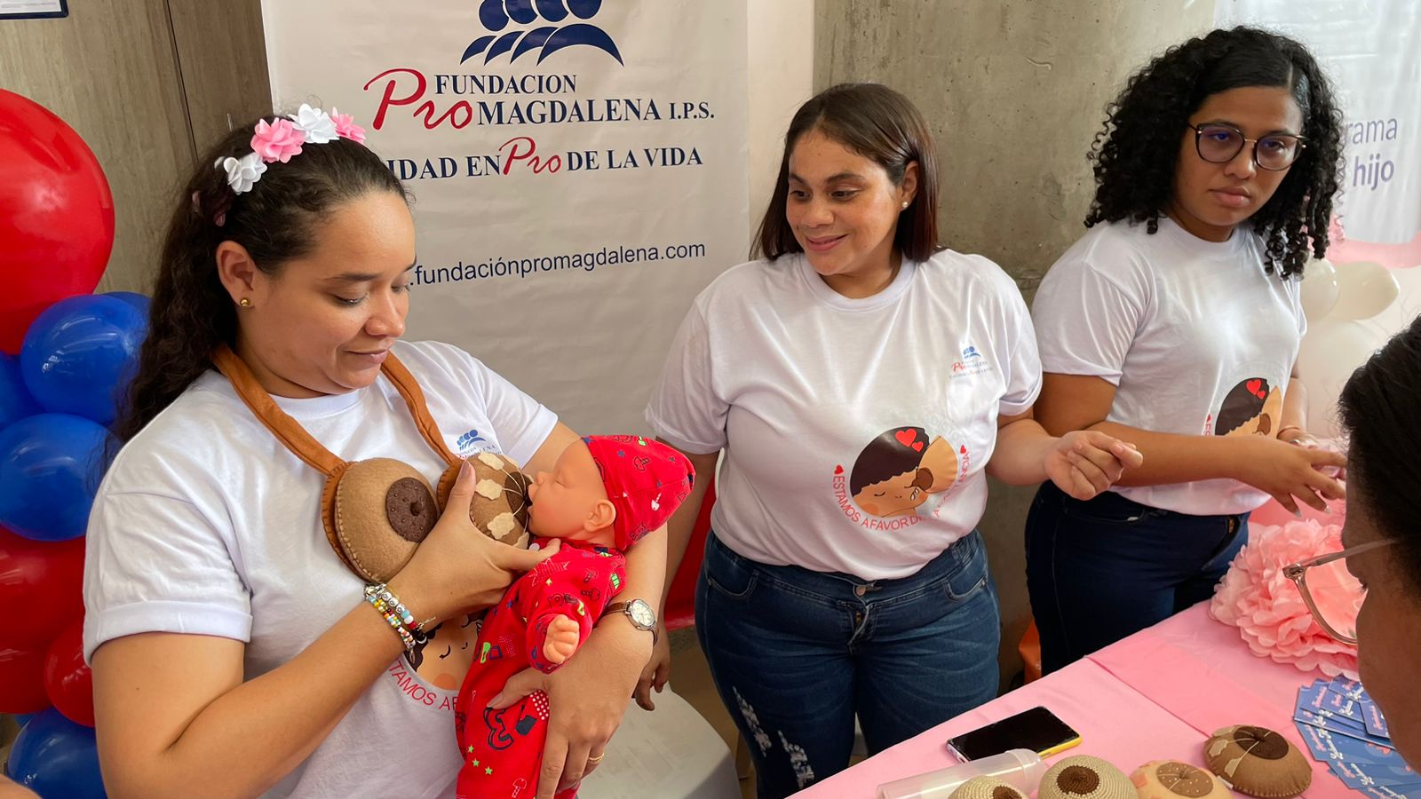 Las entidades invitadas, pudieron presentar cada una de las estrategias para incentivar la lactancia.