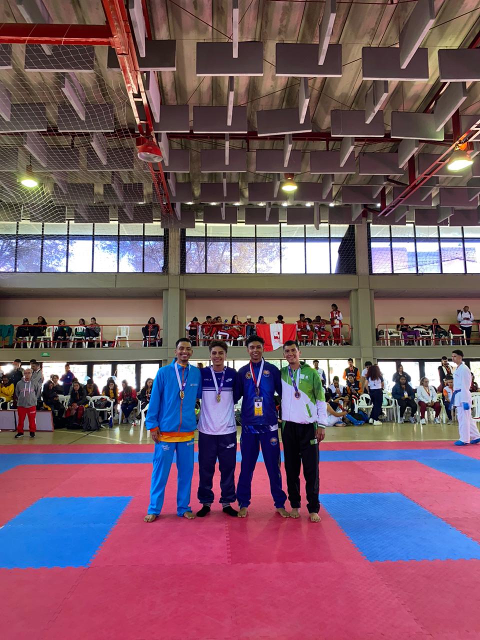 Jean Pierre Cerón estudiante del Programa de Ingeniería Civil, también obtuvo bronce en la categoría -60 kg.