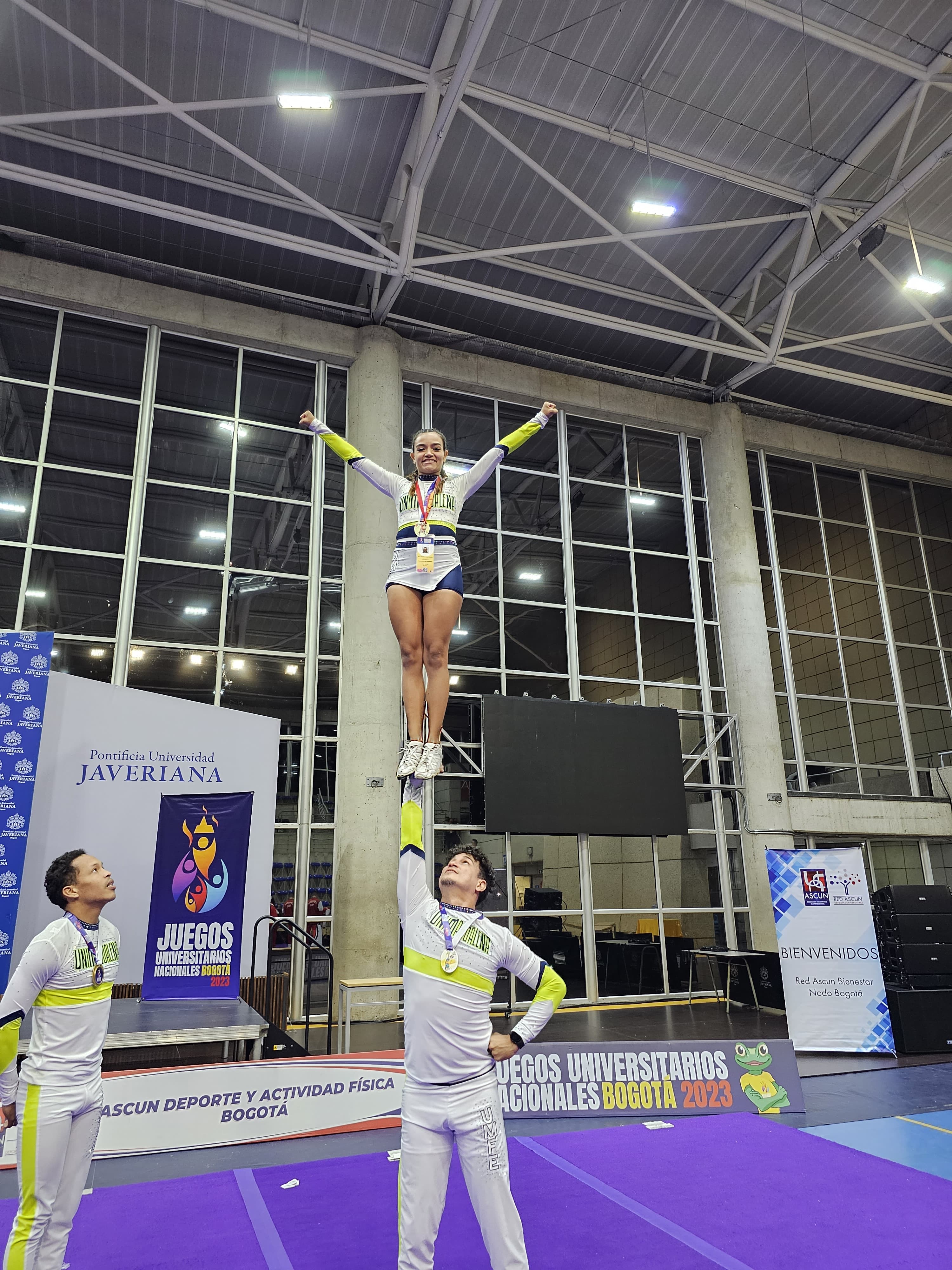 La presentación con la que se consiguió el primer puesto fue una rutina de dos minutos con 30 segundos, en donde se realizaron diferentes acrobacias.