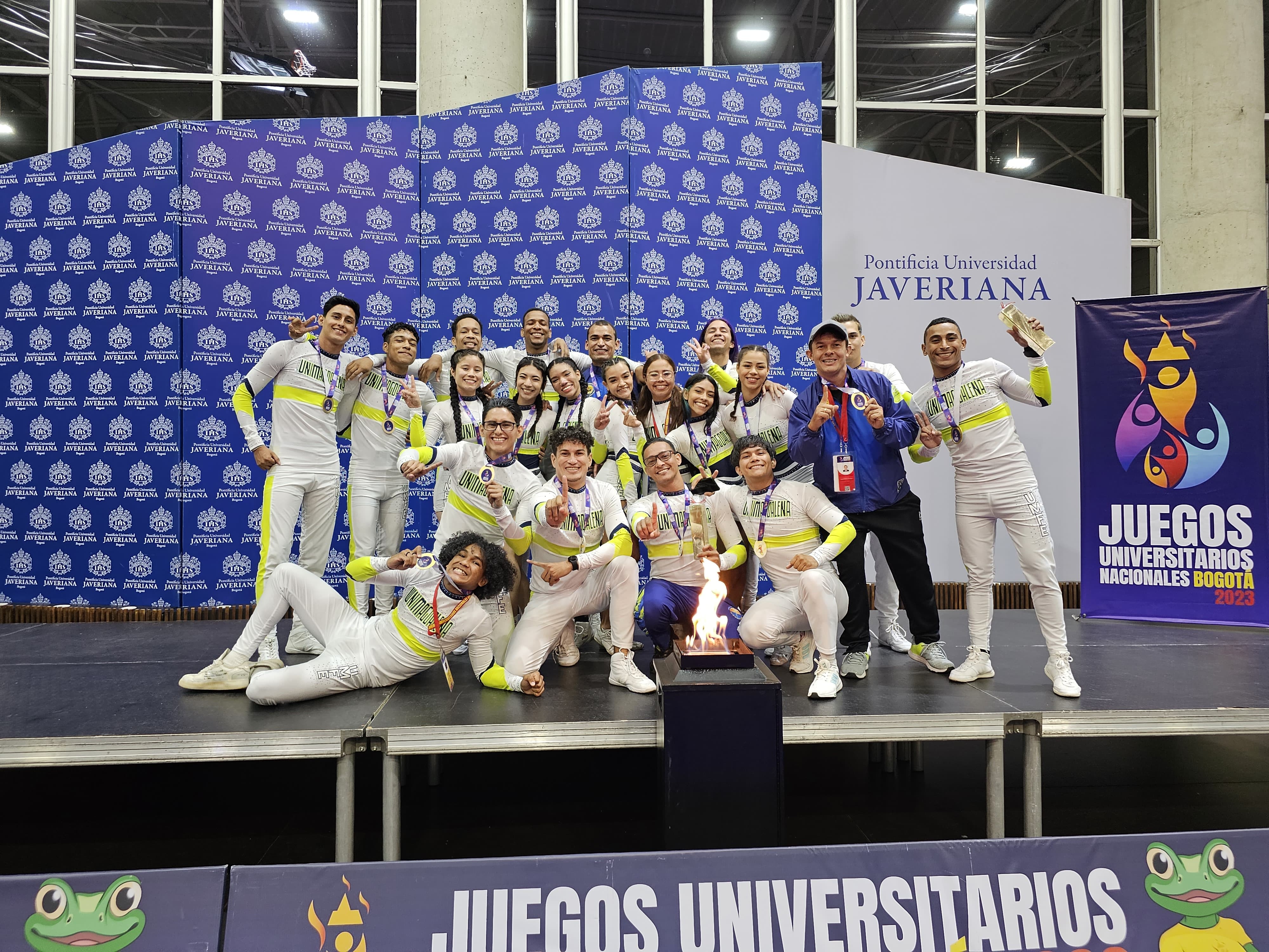 La delegación de Porrismo de la Alma Mater se quedó con el Campeonato Nacional en estas justas deportivas, al participar en la categoría COED (nivel 2