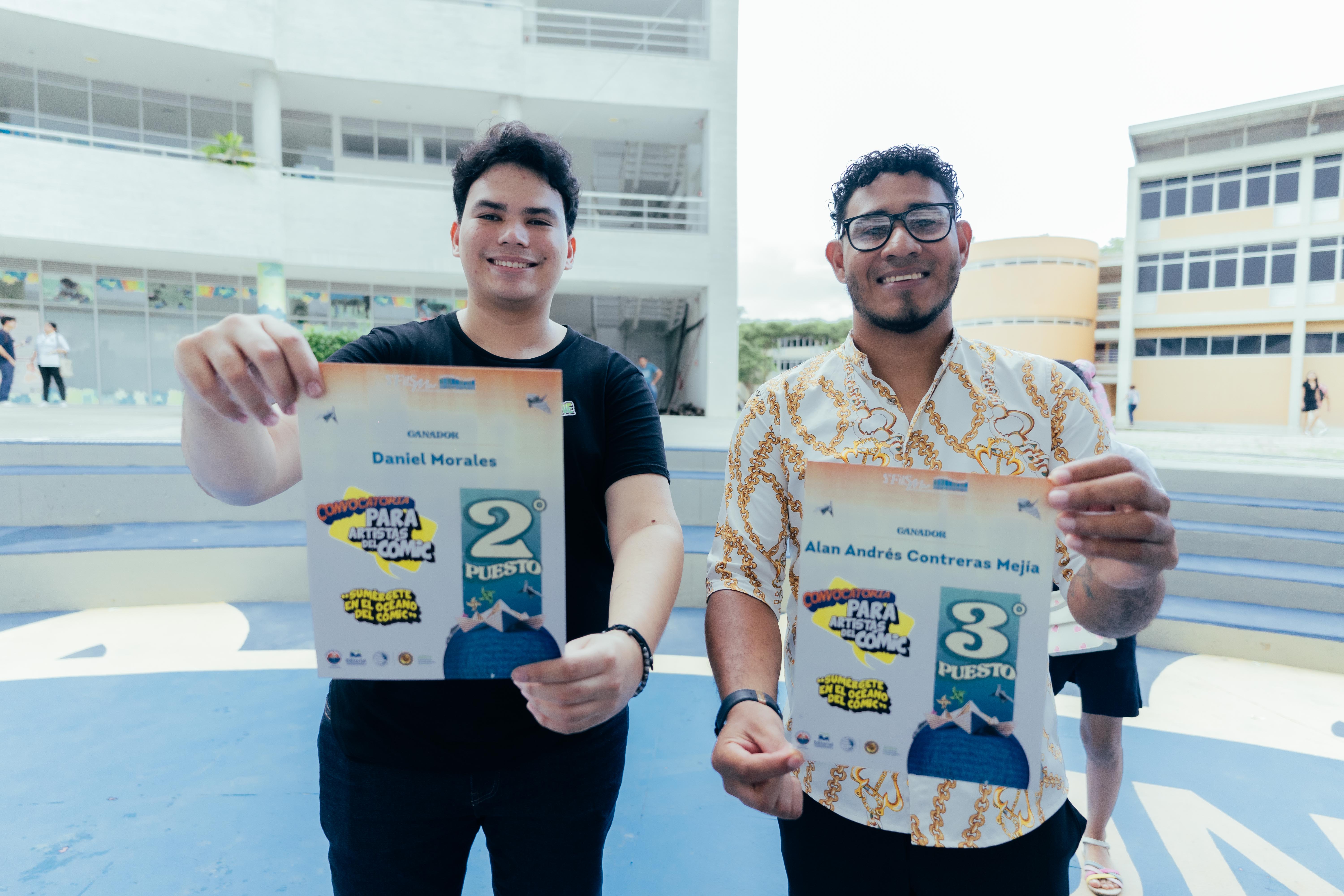 Ganadores de la Convocatoria para Artistas del Comic.