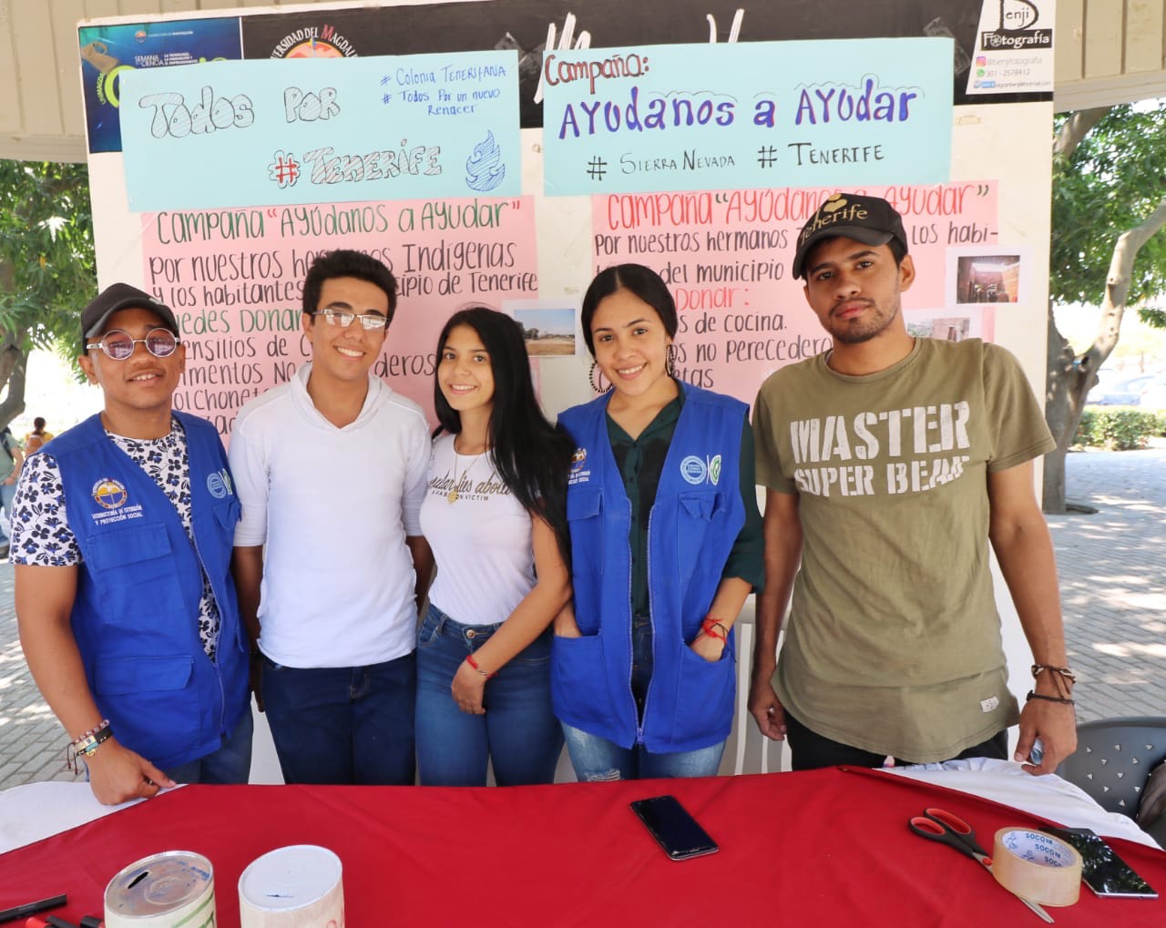 UNIMAGDALENA inició campaña de recolección de ayudas para comunidad indígena afectada por el incendio en Sierra Nevada