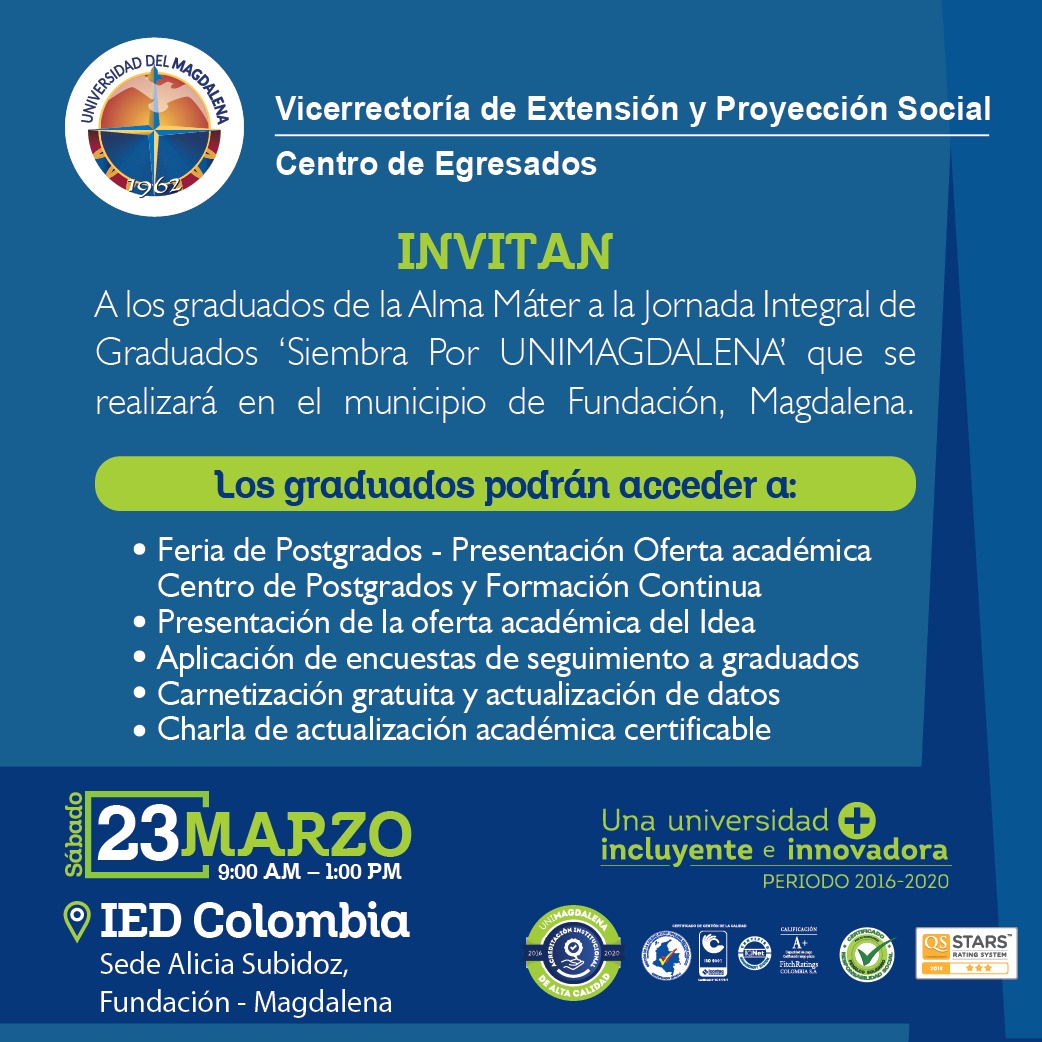 ‘Siembra Por UNIMAGDALENA’ llega a municipios del Magdalena y César con Jornadas Integrales