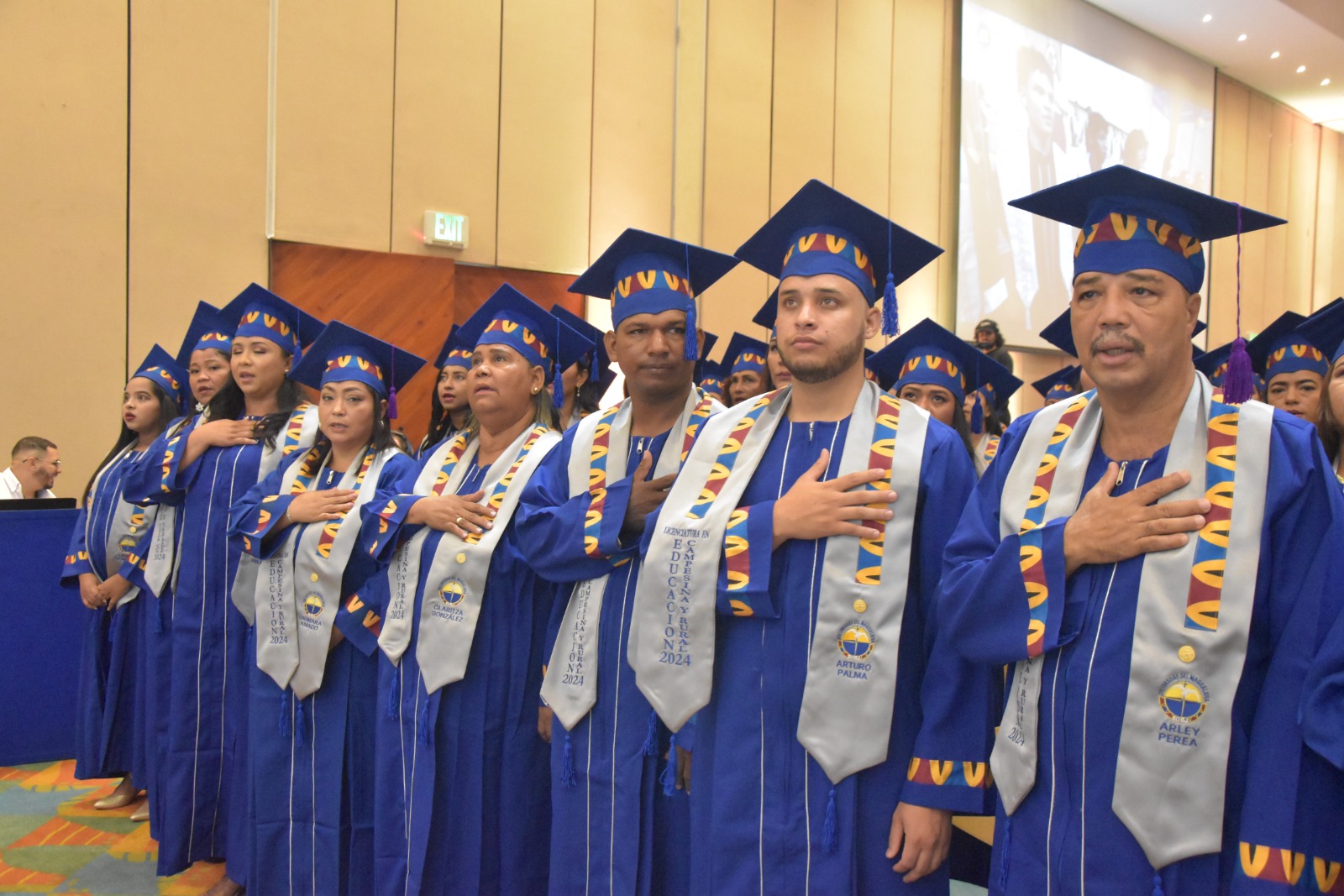 Grupo de la Licenciatura en  Educación Campesina y Rural, la Universidad del Magdalena es la primera en sacar esta licenciatura de cara al campo .