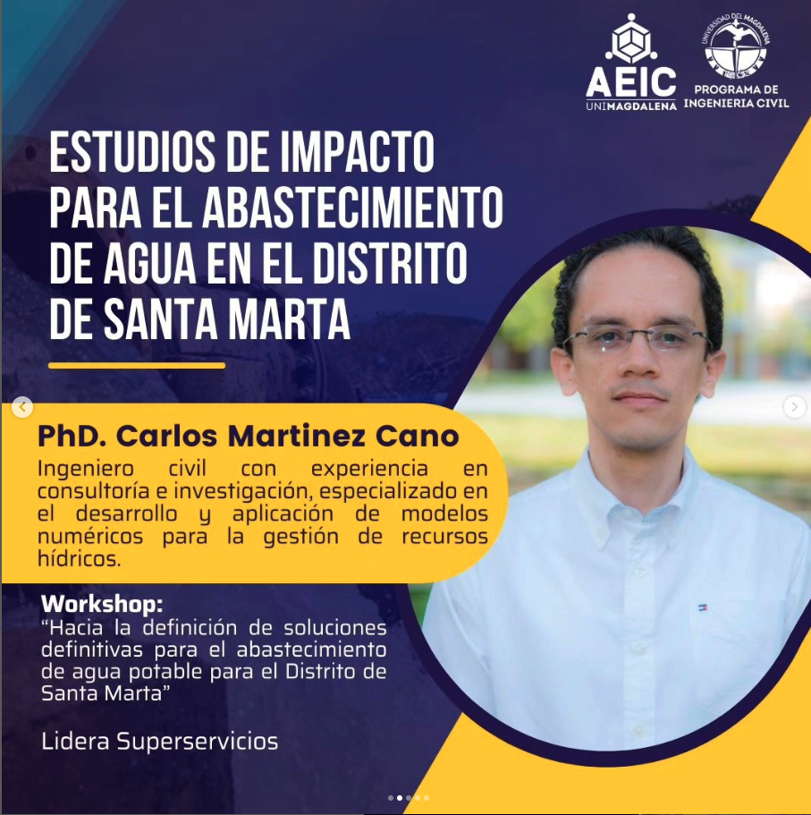 Workshop sobre Soluciones para el Abastecimiento de Agua en Santa Marta