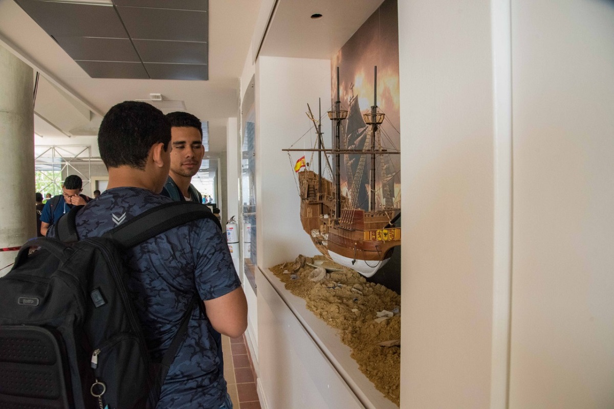 En su nuevo “Campus Museo” UNIMAGDALENA expone muestra del Mar Caribe y su historia marítima