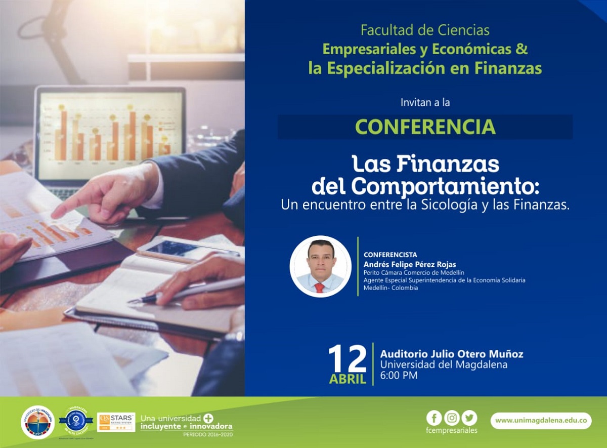 UNIMAGDALENA desarrolla conferencias sobre mercadeo y finanzas