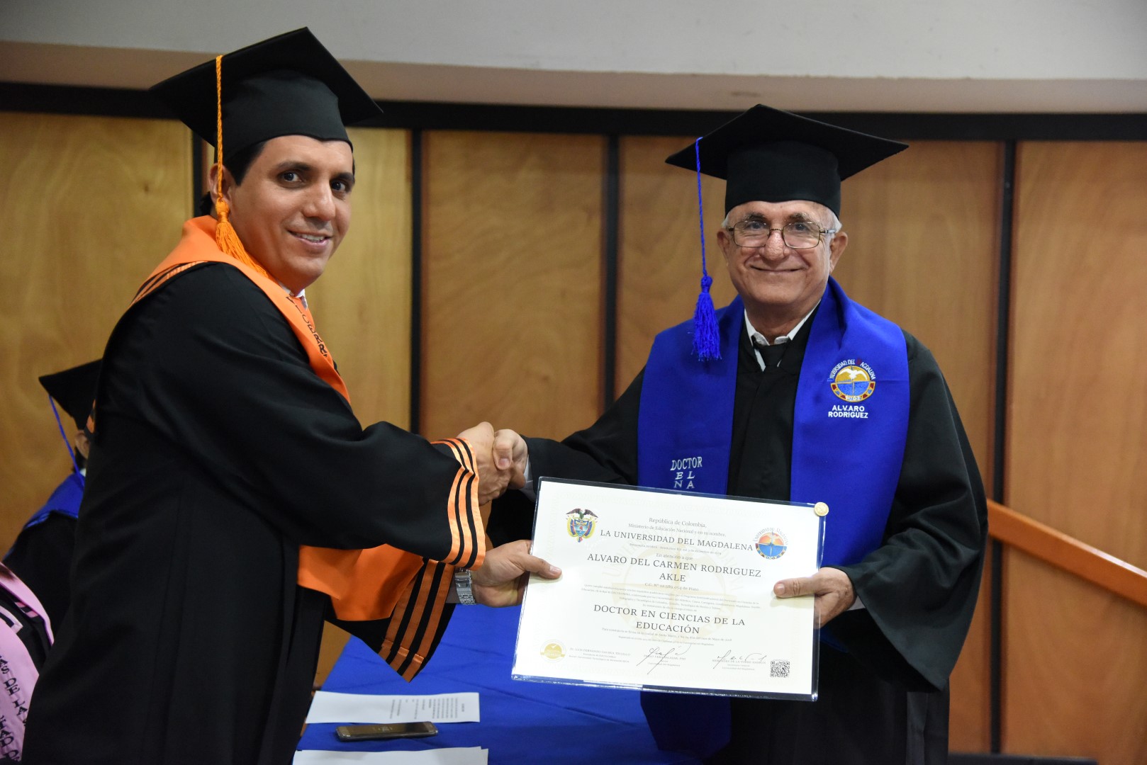 El Doctor en Ciencias de la Educación de la Universidad del Magdalena Álvaro Rodríguez Akle, quien funge como rector de la IED del Pando reiteró su compromiso con la Alma Mater para contribuir a la transformación educativa de la región.