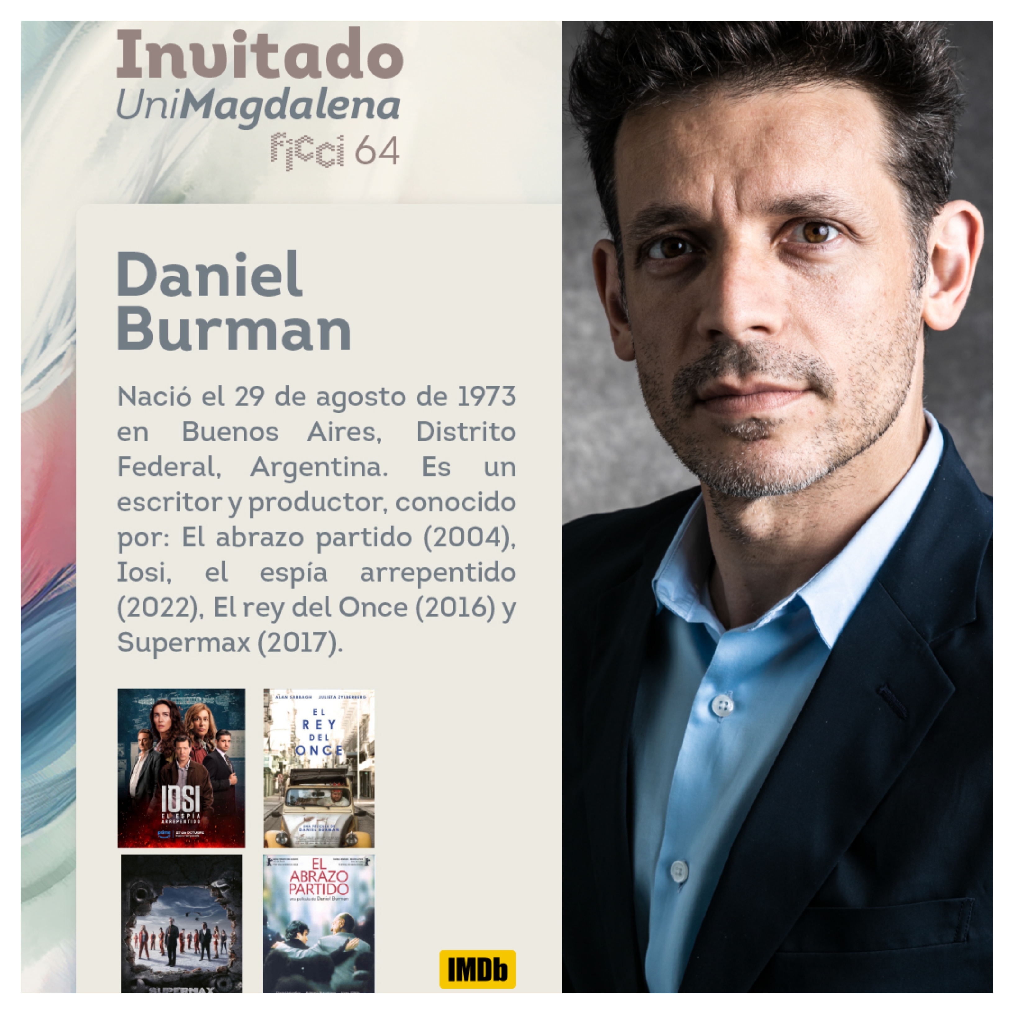 DANIEL BURMAN - Invitado Internacional Unimagdalena