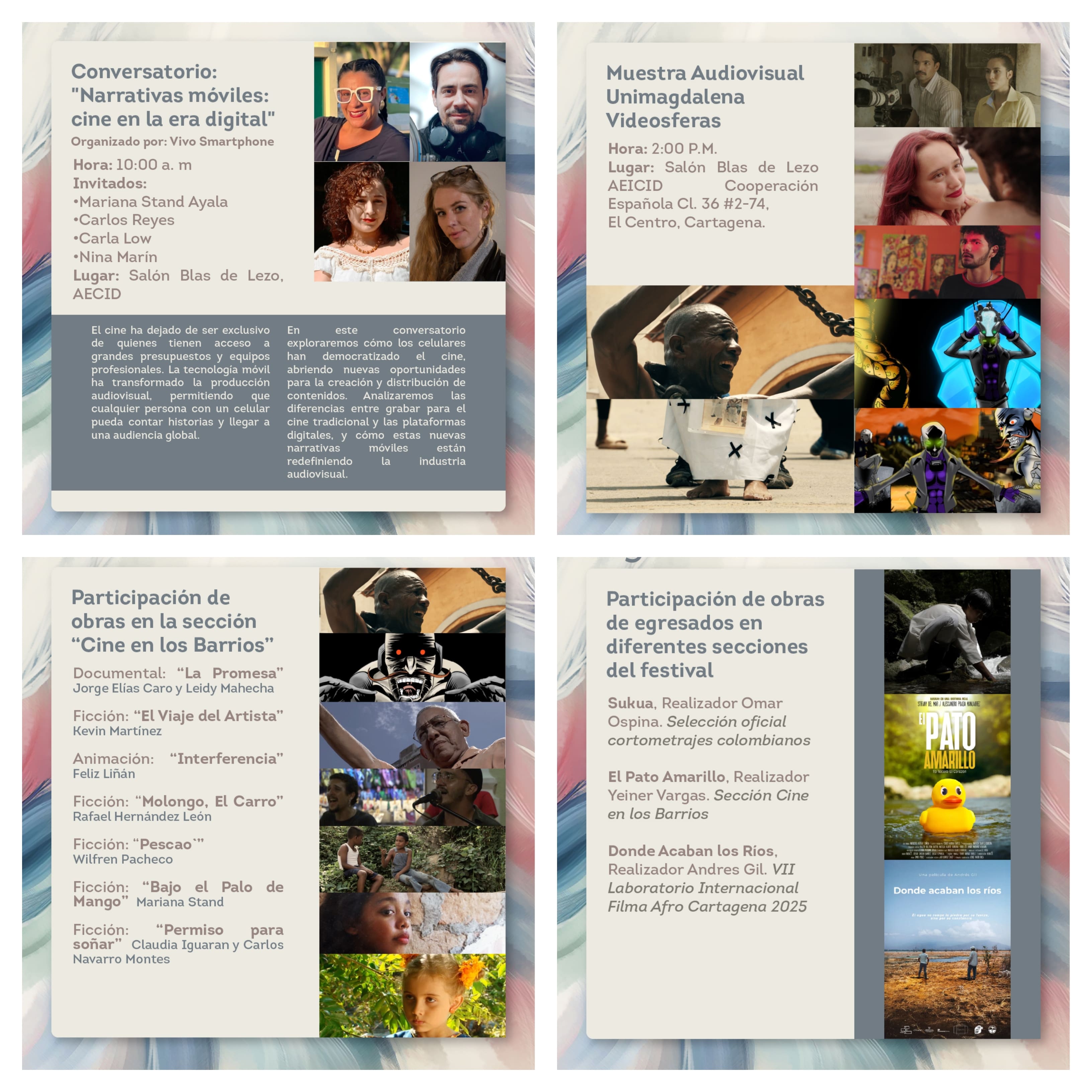 Programación Unimagdalena en el FICCI 2025