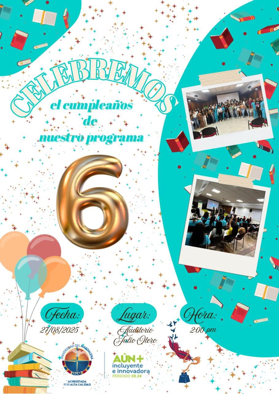 Celebración de los 6 años de la Licenciatura en Literatura y Lengua Castellana