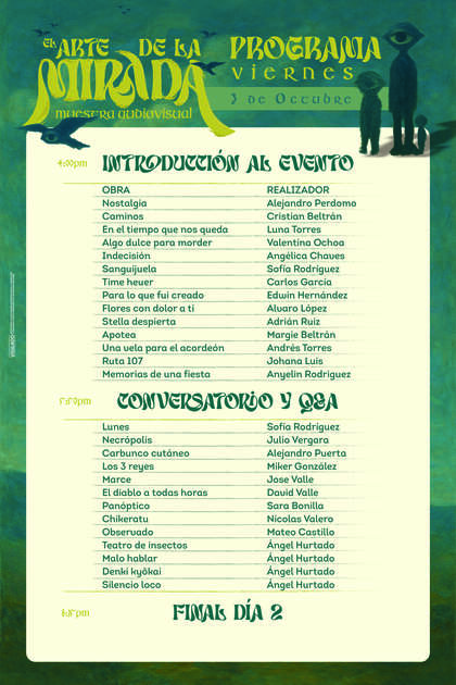 Dia 2 ?? EL ARTE DE LA MIRADA