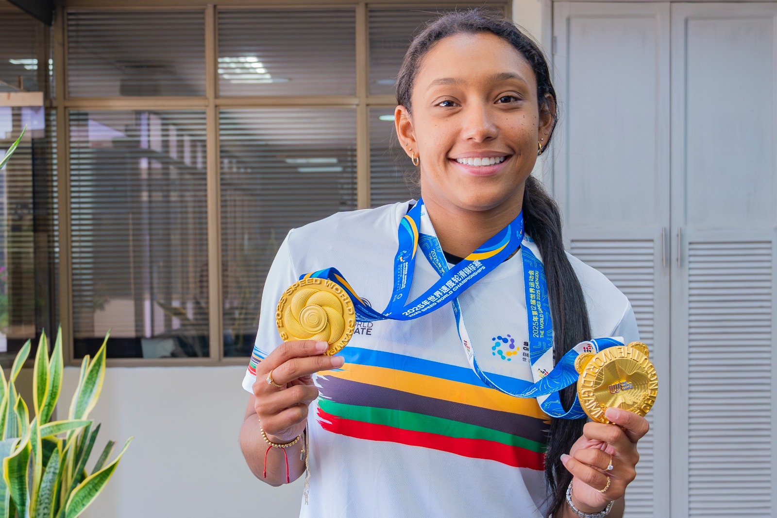 CAMPEONA MUNDIAL DE PATINAJE