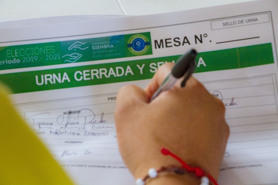 Consejo Electoral publica resultados preliminares de elecciones en UNIMAGDALENA