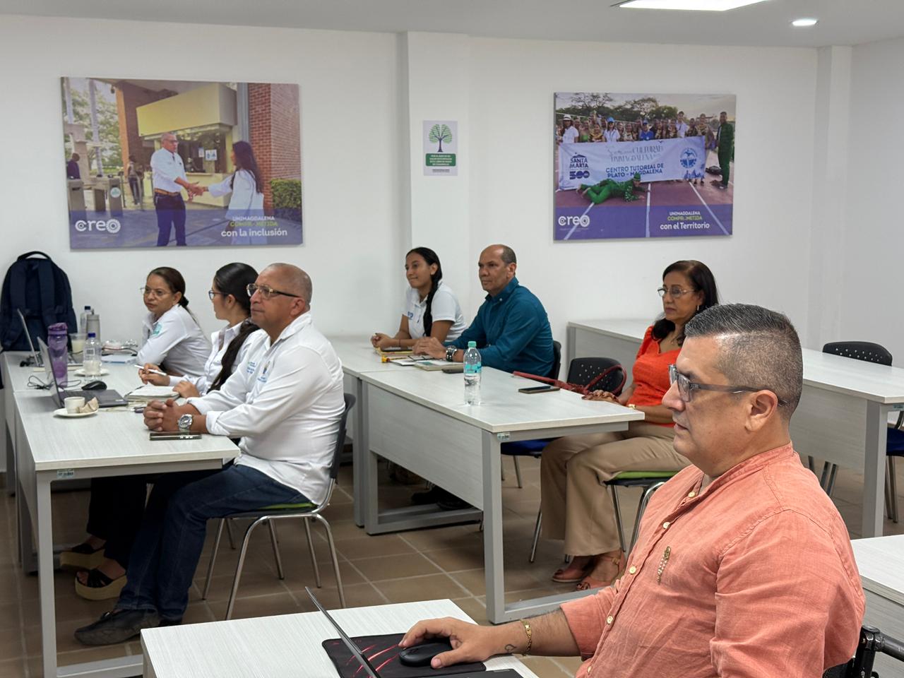 : La reunión de apertura contó con la participación de la dirección del CREO, coordinadores de programa y el equipo auditor de Icontec.