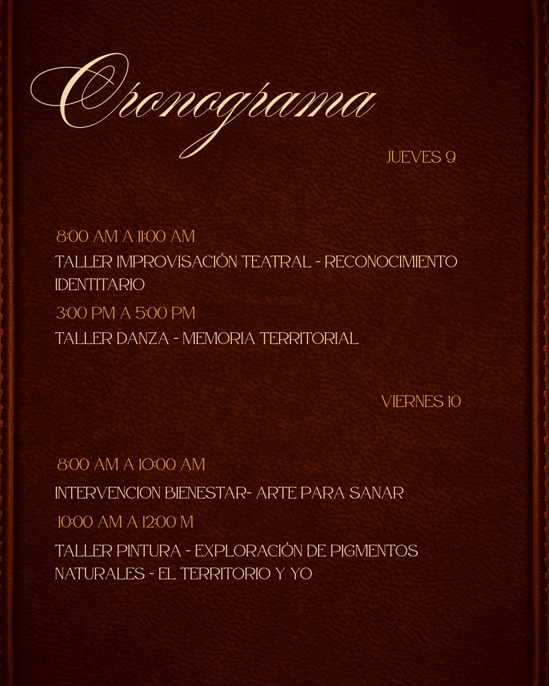 Cronograma