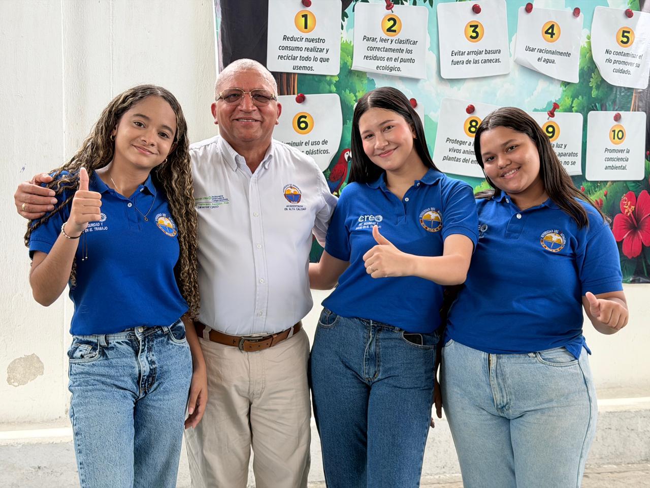 Los estudiantes de Fundación reafirmaron su compromiso con el inicio de su formación técnica y profesional.