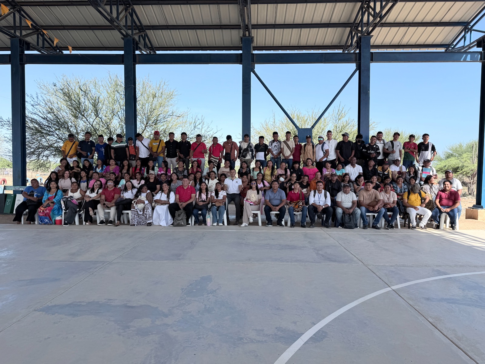 En la Institución Etnoeducativa Nazareth, estudiantes de Manaure comienzan su proceso de nivelación académica y formación profesional.