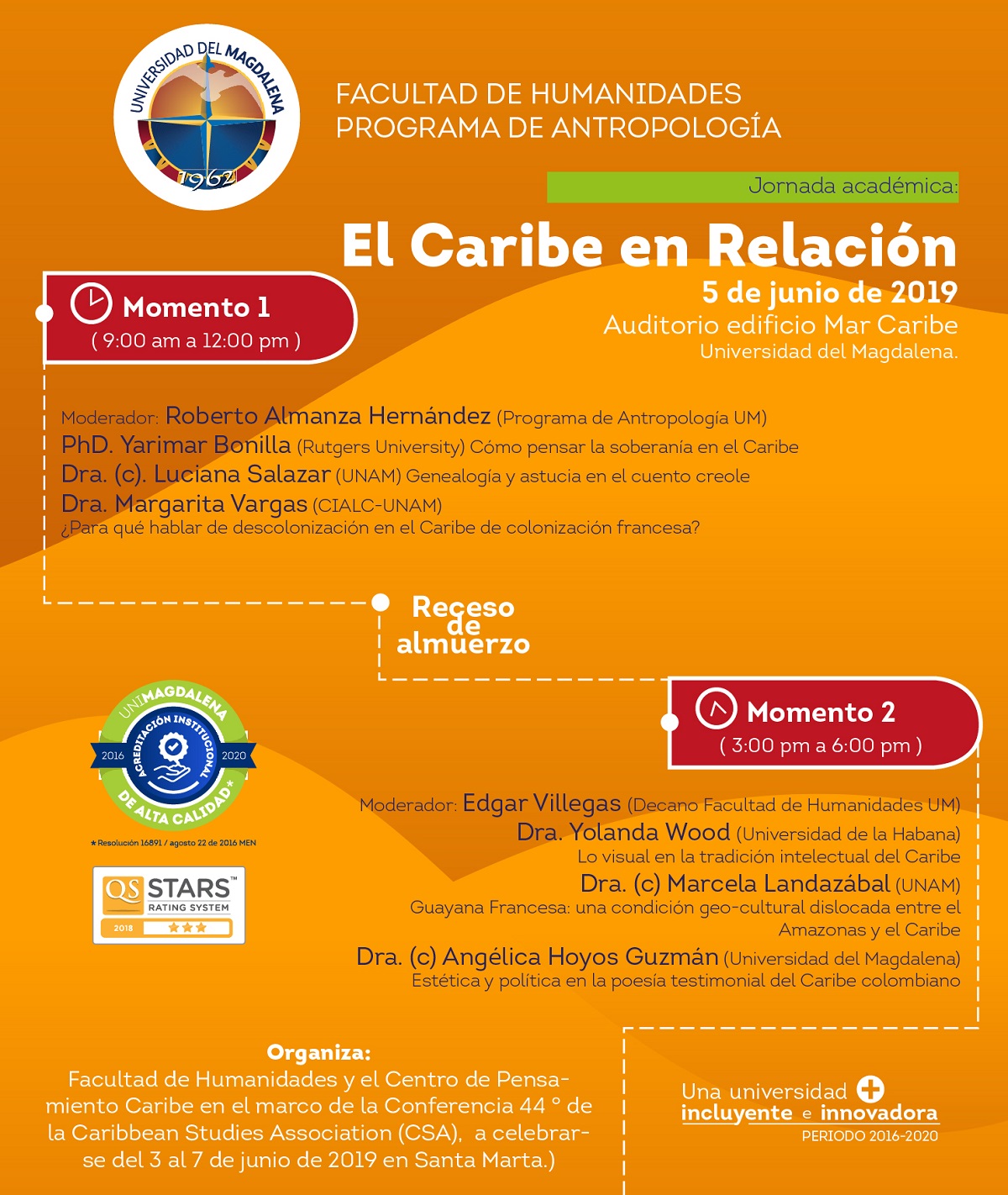 NIMAGDALENA será anfitriona en la 44ª Conferencia Anual de la Asociación de Estudios del Caribe (AEC)