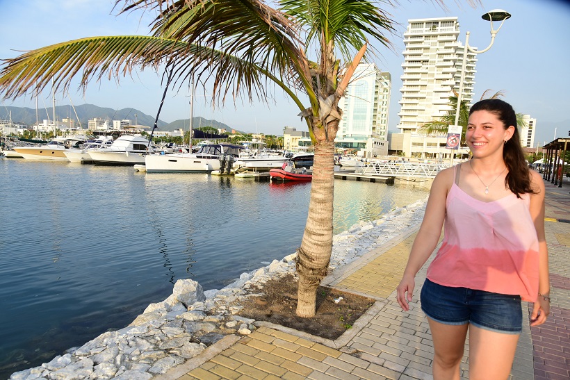 “Estudiar en UNIMAGDALENA es una experiencia enriquecedora”: Delfina Viancarlos