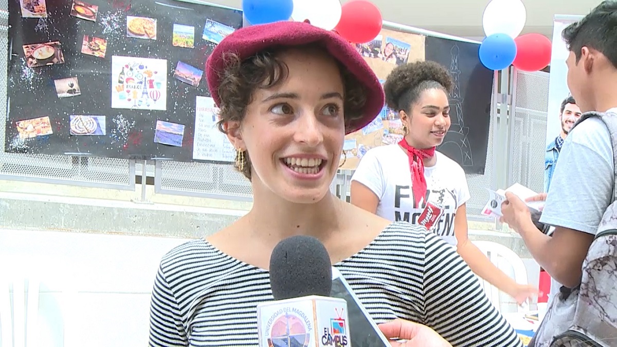 Estudiante francesa vive una experiencia de intercambio en UNIMAGDALENA