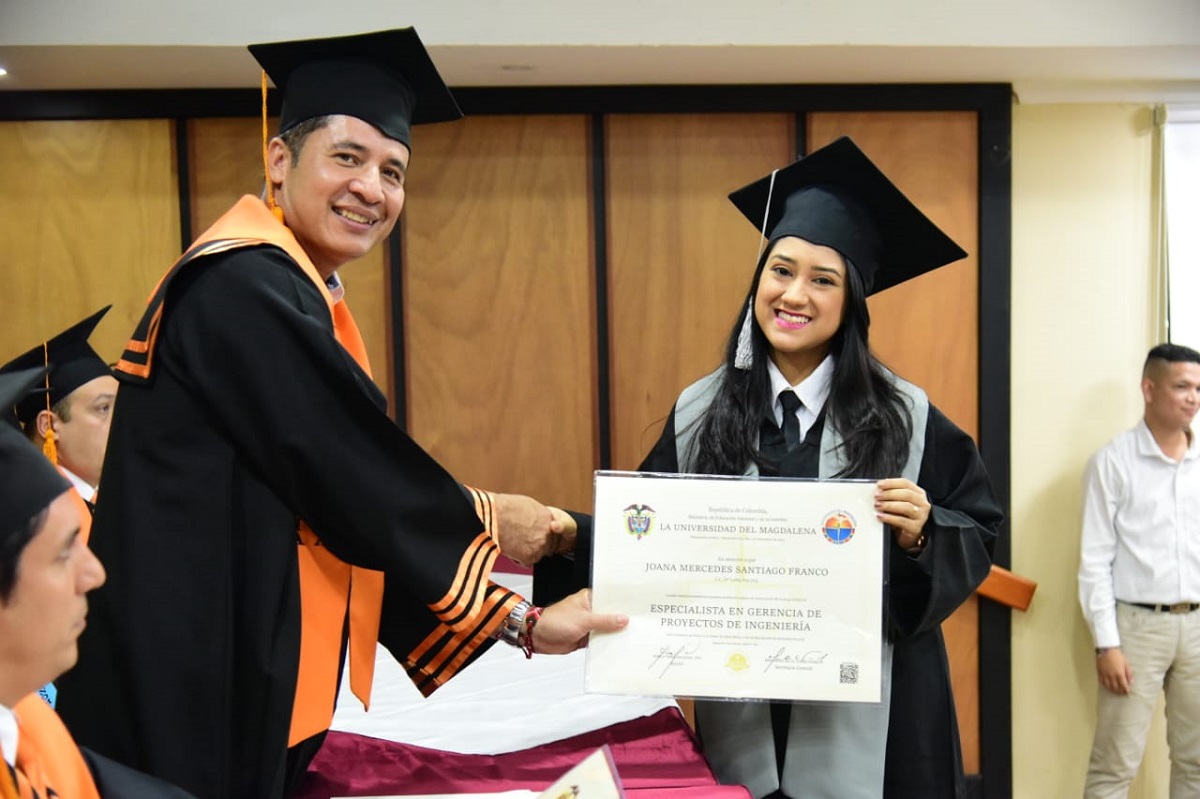 UNIMAGDALENA graduó a profesionales con conocimientos de alta calidad en programas posgraduales