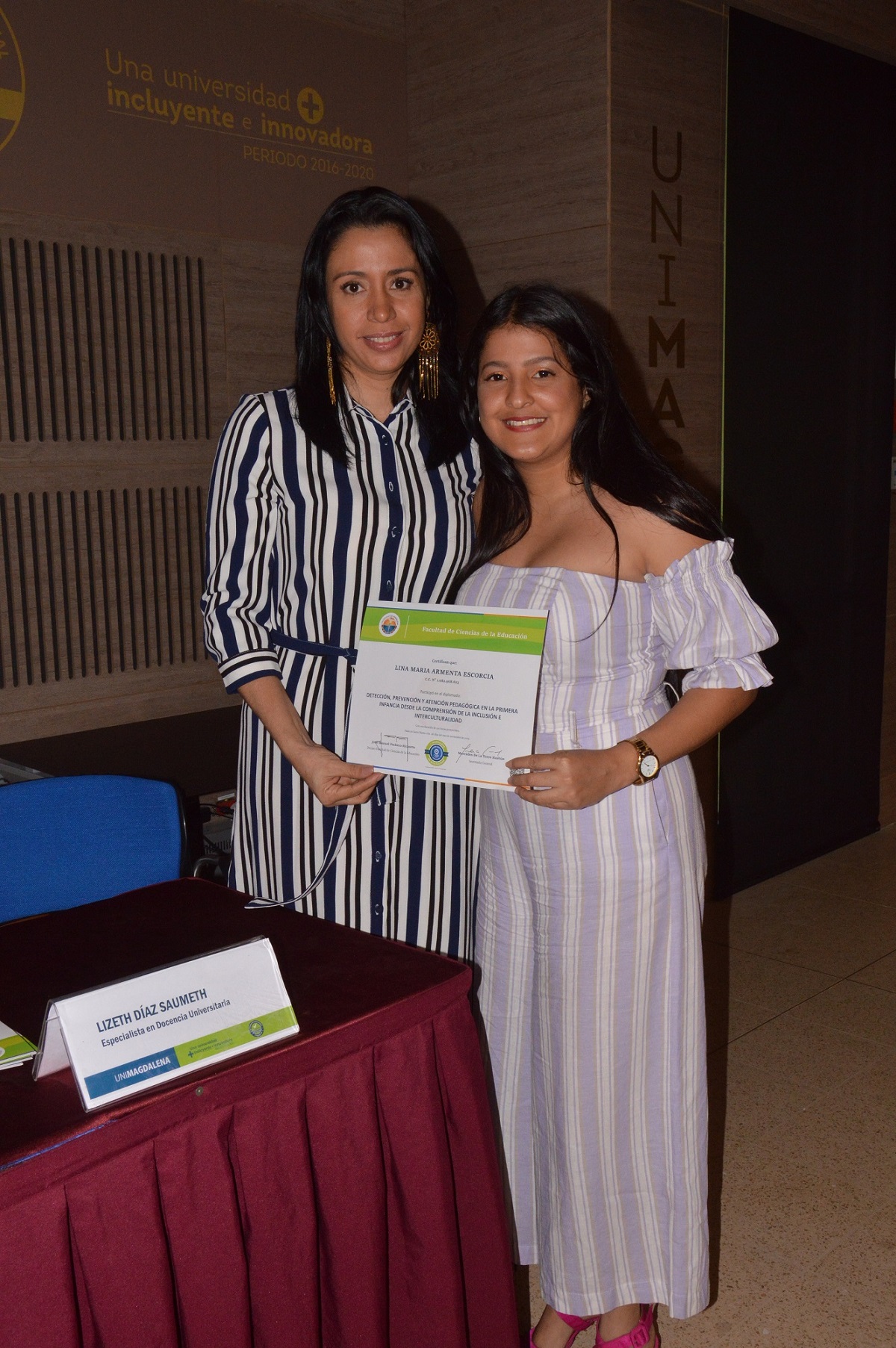 UNIMAGDALENA entregó certificados de diplomados de la Facultad de Ciencias de la Educación