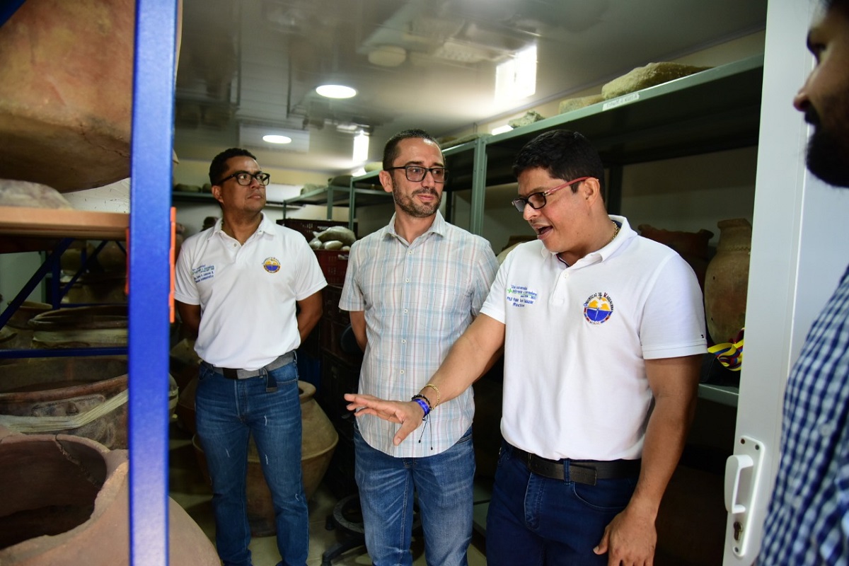 UNIMAGDALENA entregó obras de adecuación para el almacenamiento de piezas arqueológicas